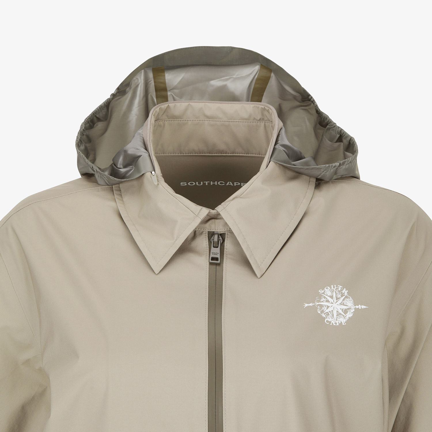 Áo khoác golf nữ dáng dài màu sepia — ảnh 5