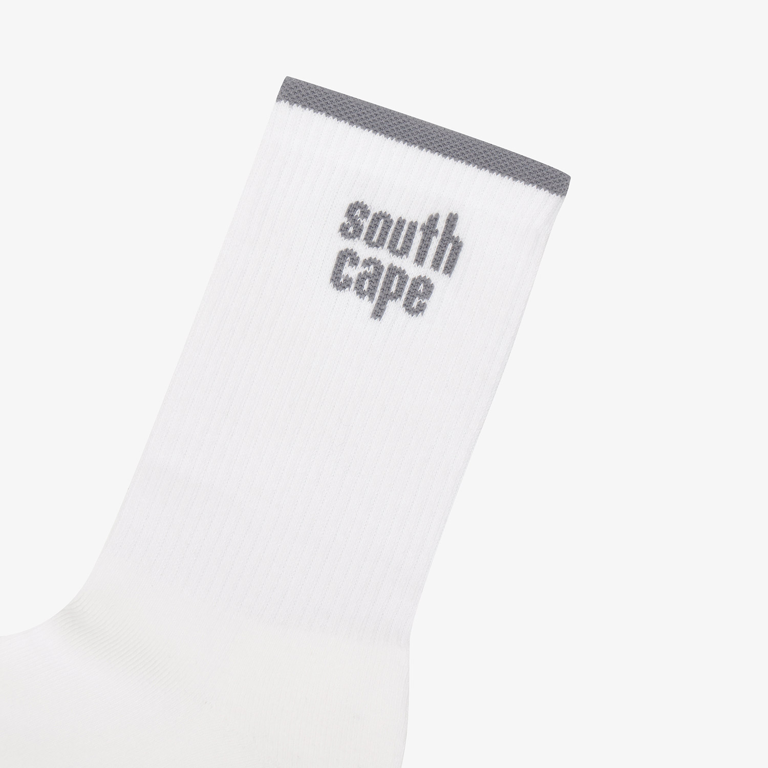 Tất golf nữ cổ cao màu trắng phối chữ Southcape — ảnh 6
