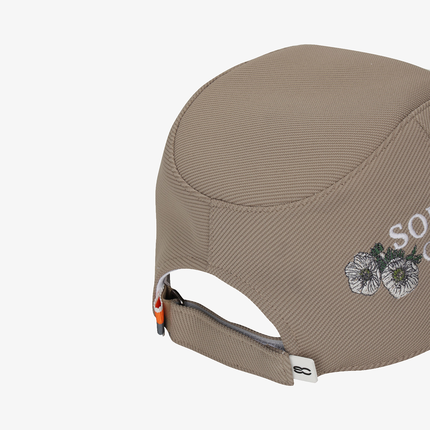 Mũ golf nữ màu be thêu hoa nhẹ nhàng — ảnh 6
