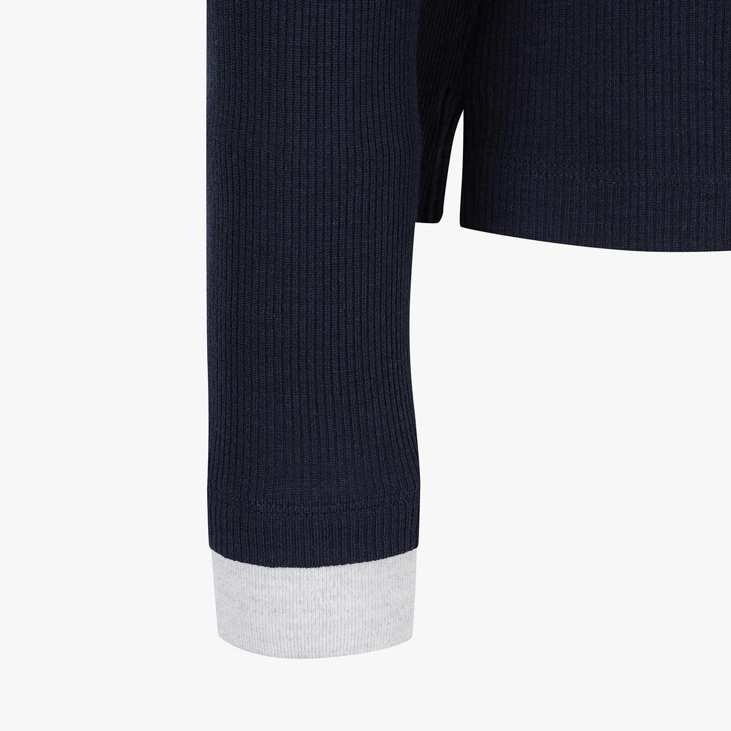 Áo golf nữ tay dài cổ sơ mi phối màu xanh navy — ảnh 5