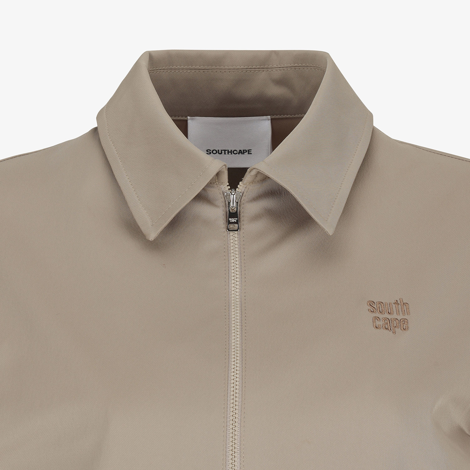 Áo khoác golf nữ cổ bẻ màu be — ảnh 4