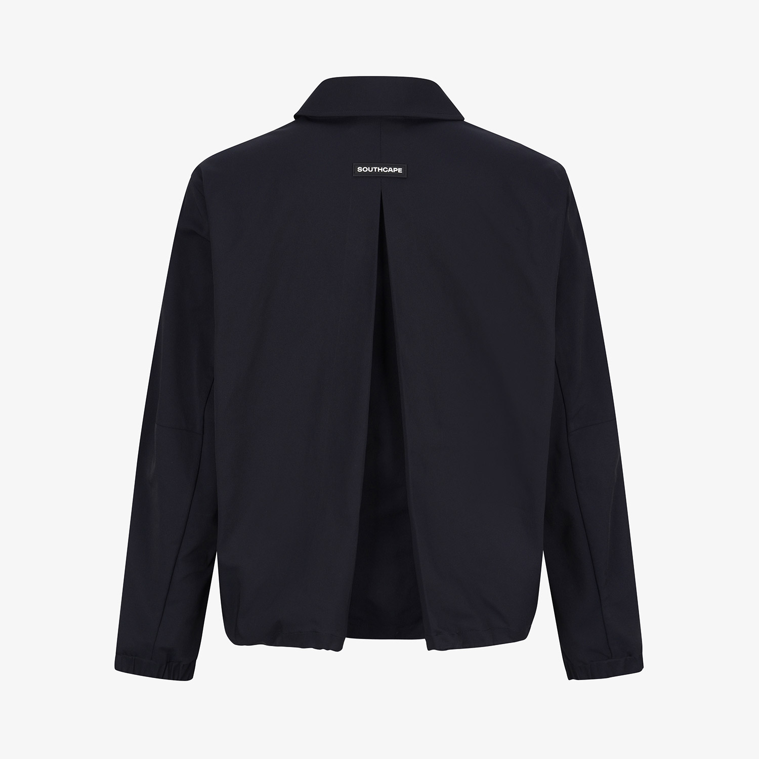 Áo khoác golf nữ dáng bomber cổ bẻ màu xanh navy đậm — ảnh 3