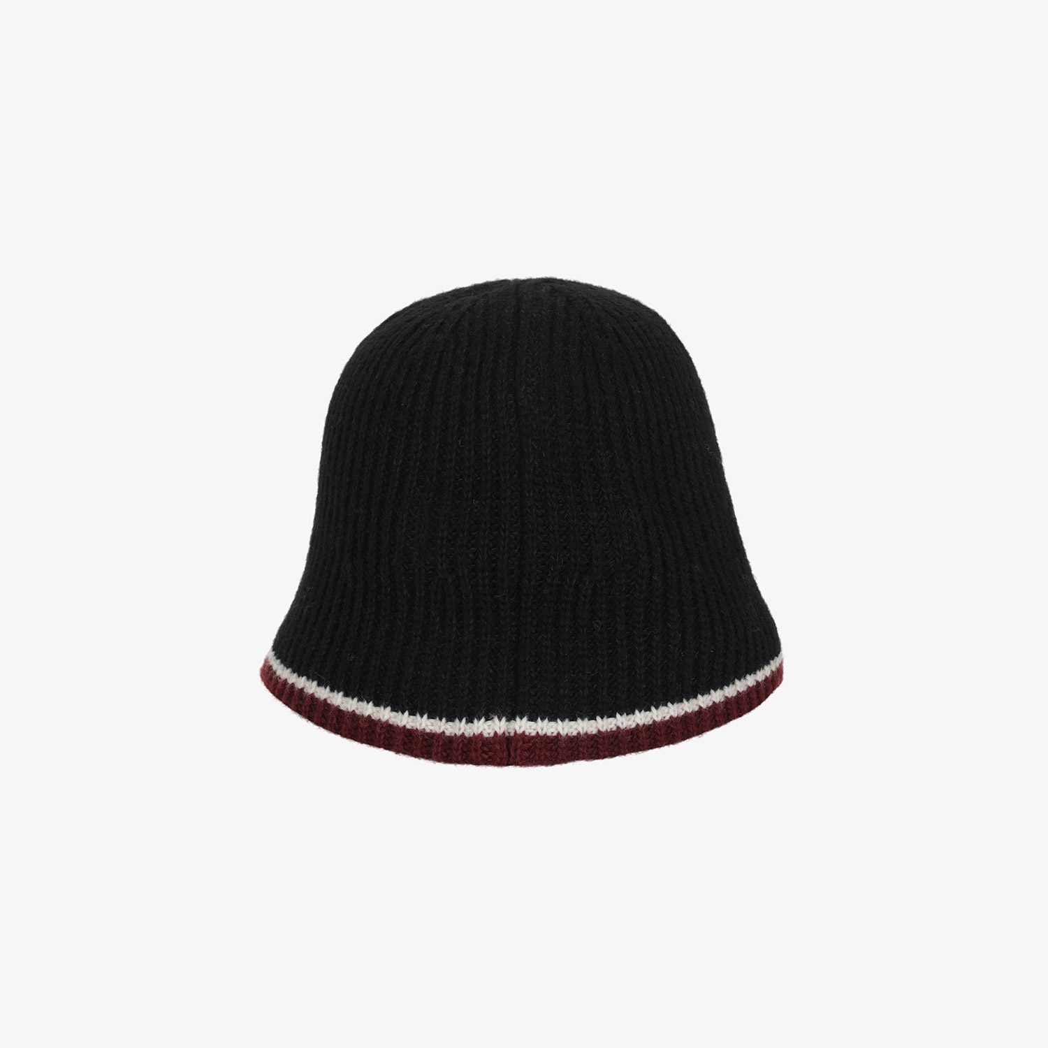 Mũ knit nữ viền trắng đỏ đen Southcape — ảnh 5
