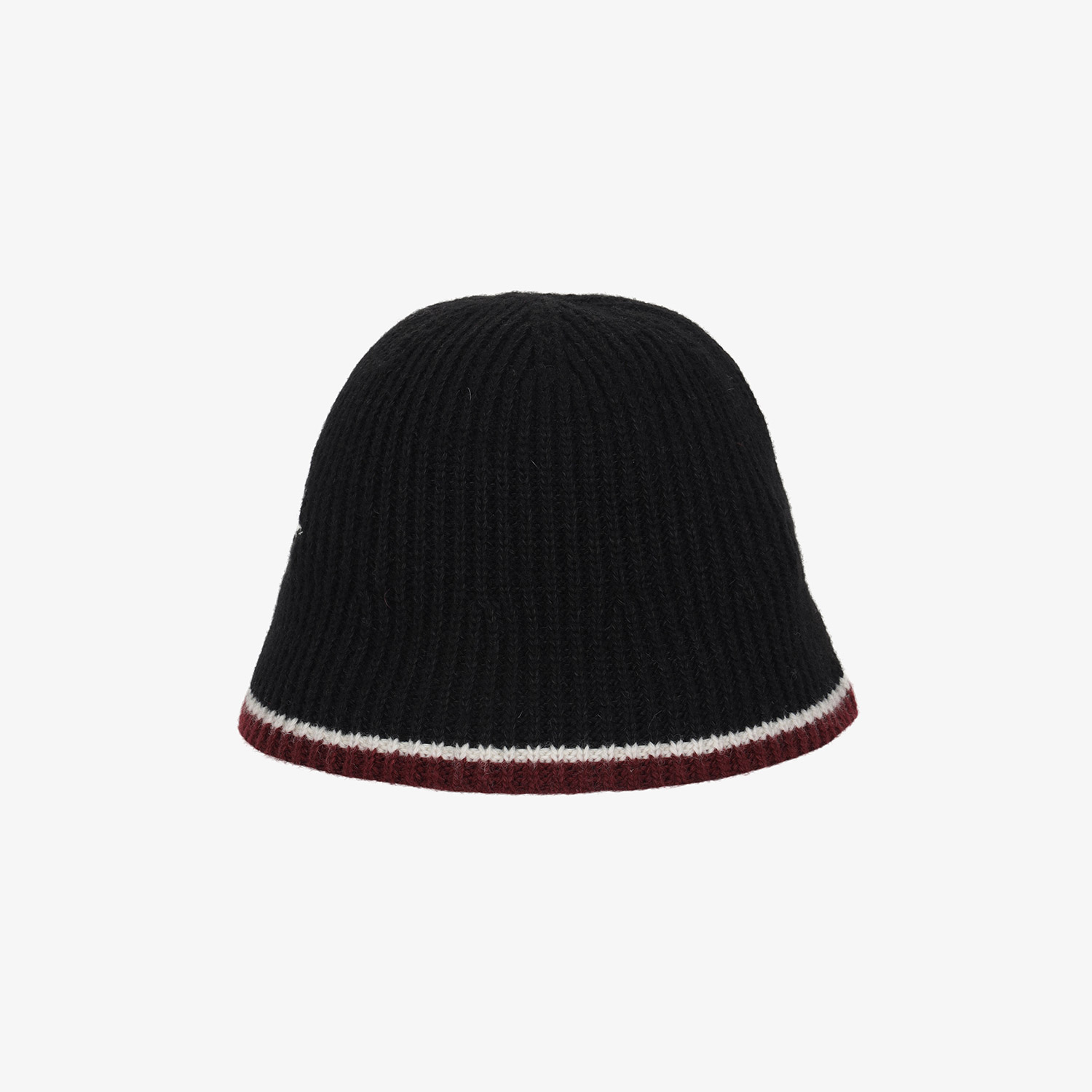 Mũ knit nữ viền trắng đỏ đen Southcape — ảnh 4