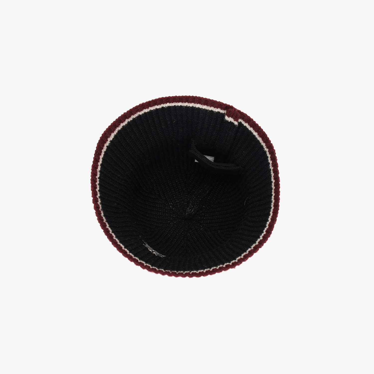 Mũ knit nữ viền trắng đỏ đen Southcape — ảnh 6