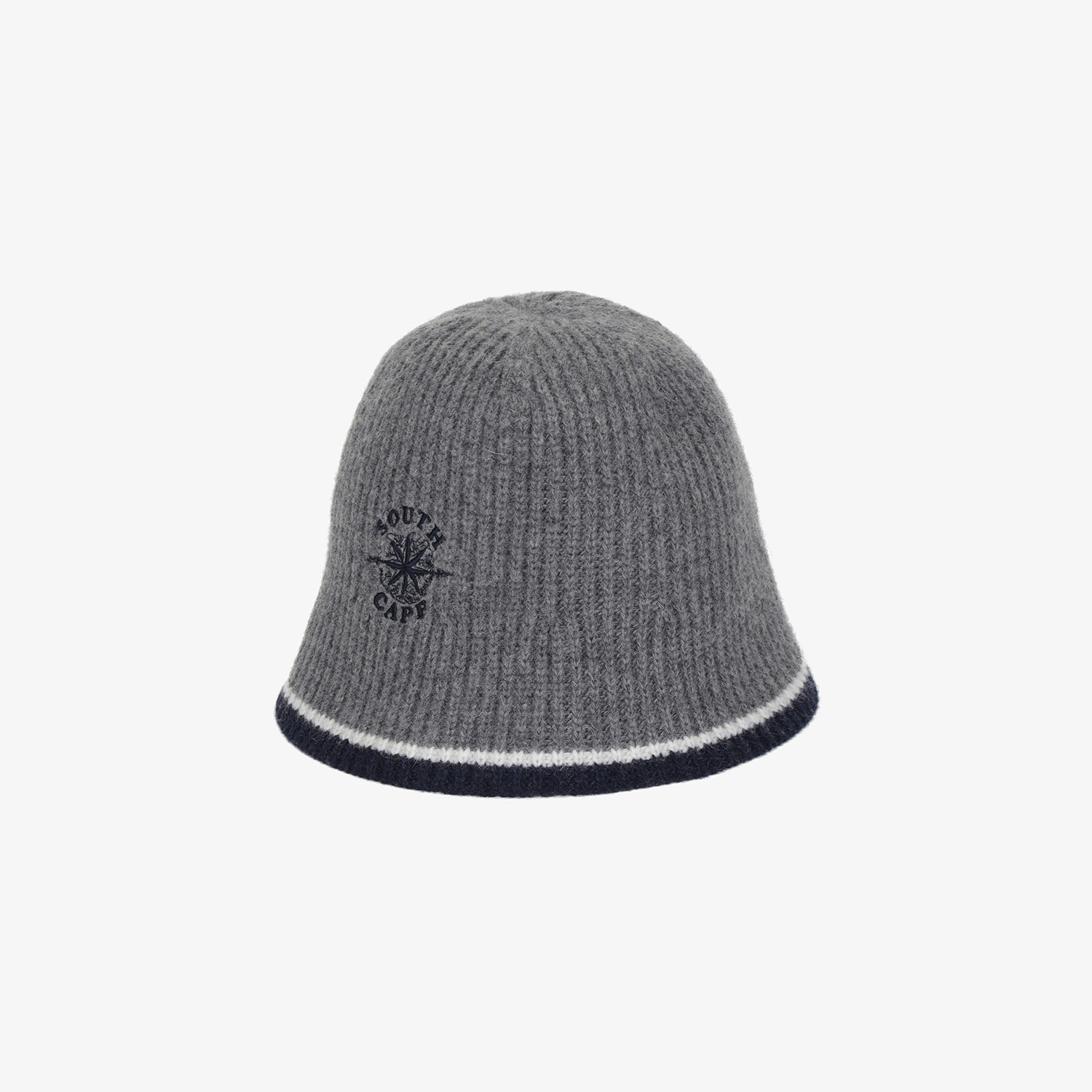 Áo knit golf nữ dáng nón màu xám — ảnh 3