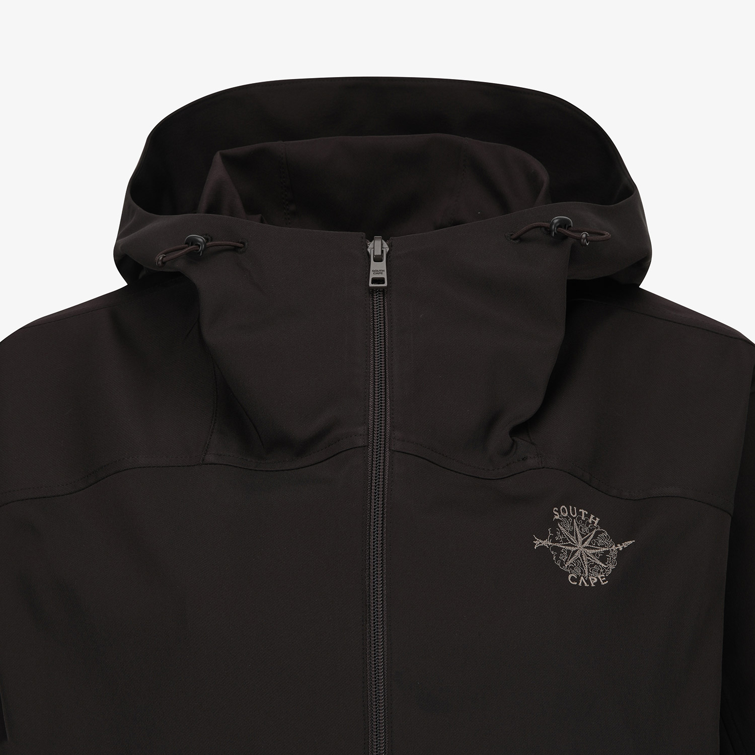 Áo khoác golf nữ dáng bomber nâu đậm — ảnh 4