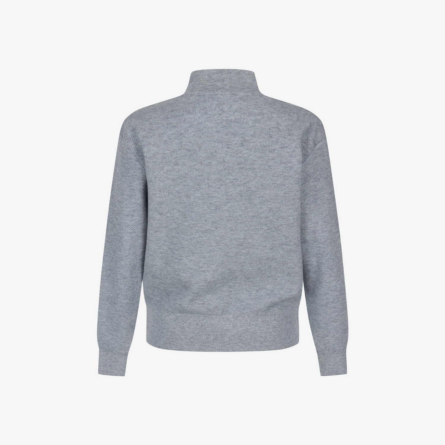 Áo knit golf nữ cổ cao màu xanh dương — ảnh 3