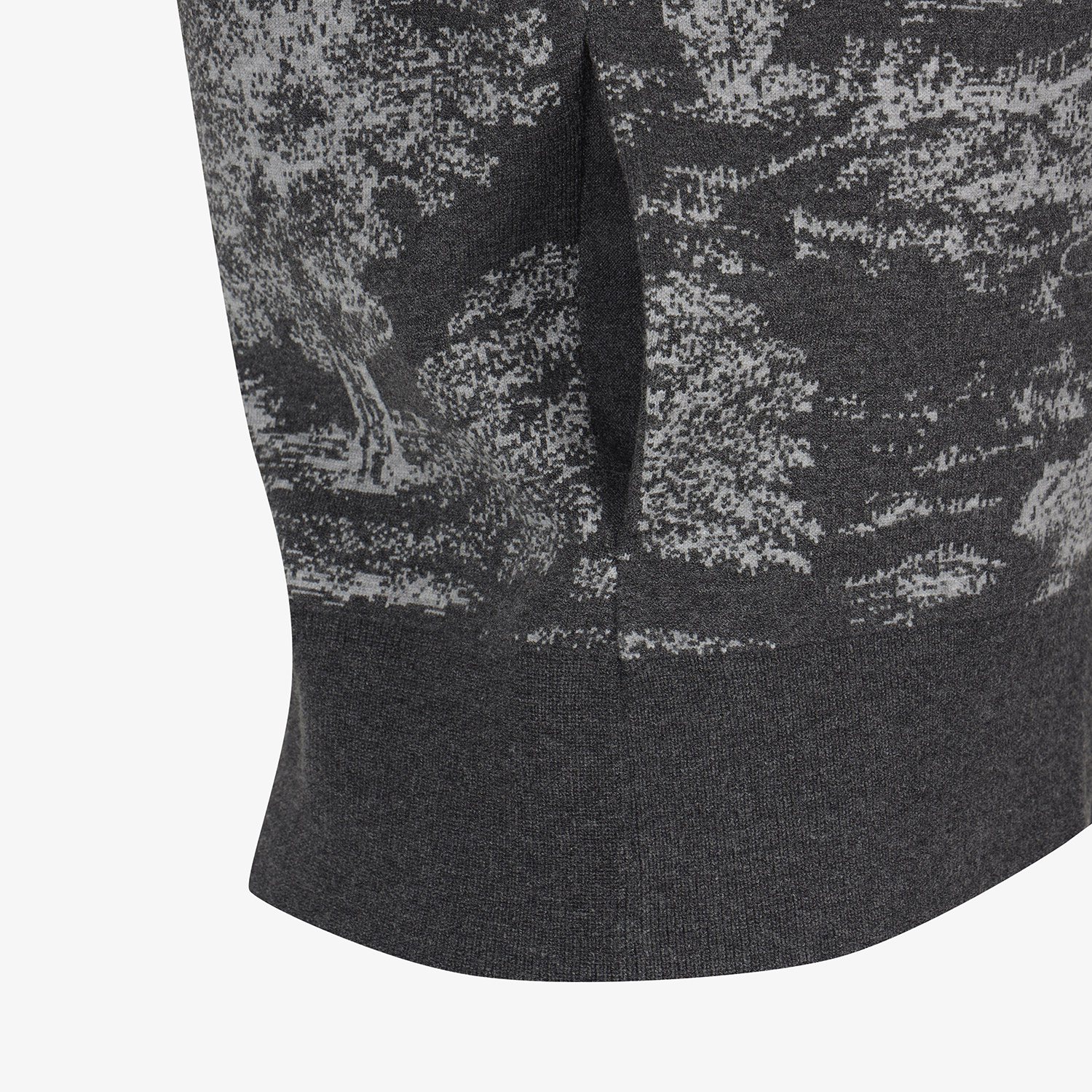 Áo vest golf nữ cổ đứng họa tiết xám đậm — ảnh 6