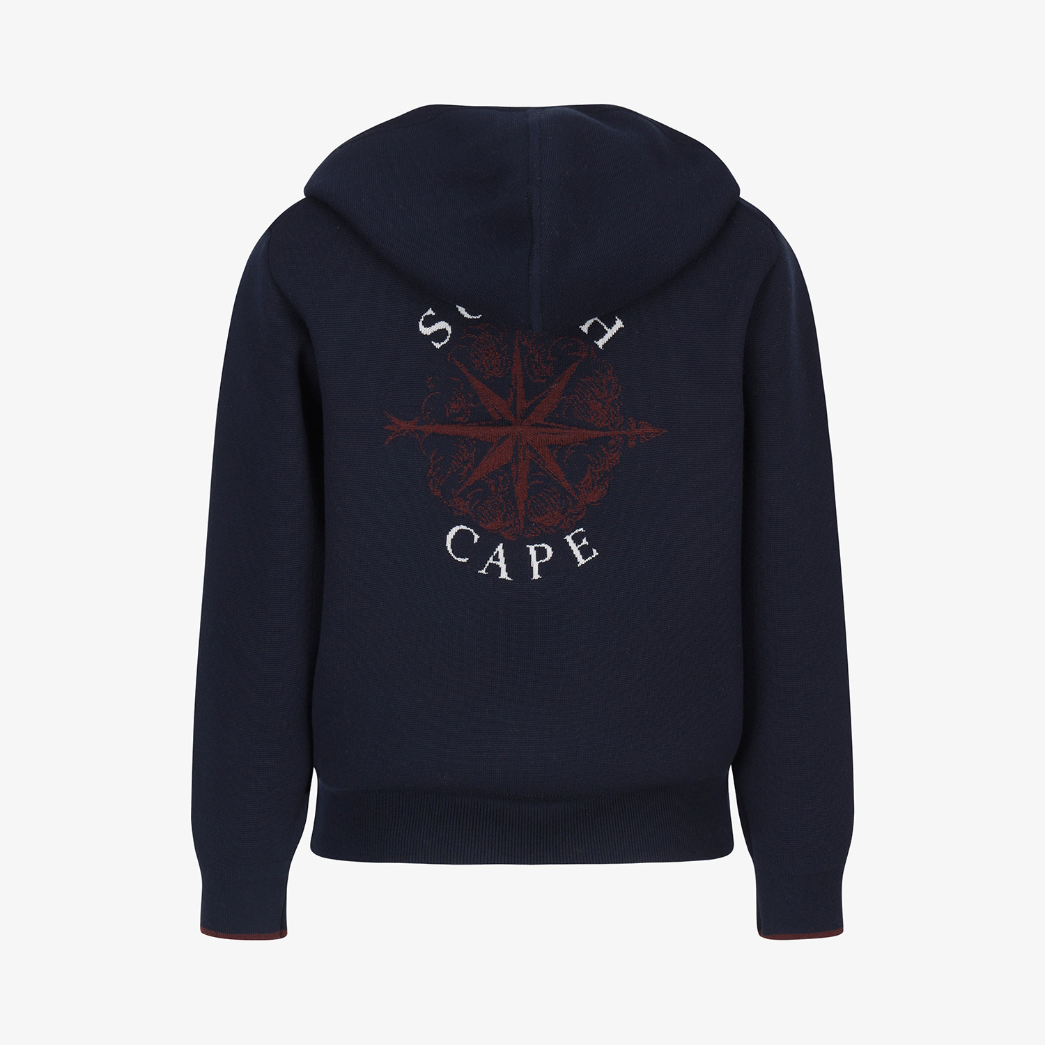 Áo khoác golf nữ hoodie màu xanh navy — ảnh 3