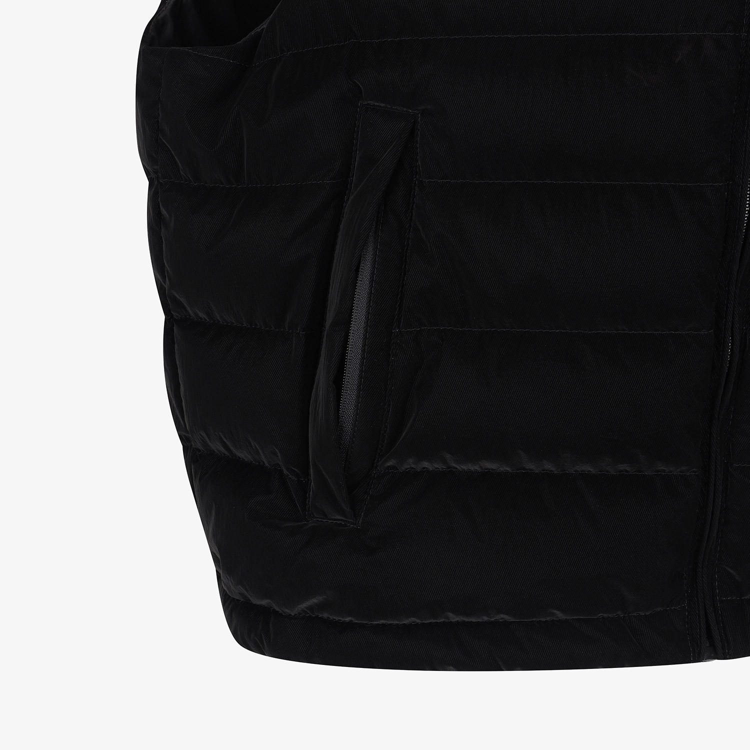 Áo vest golf nữ dáng phao màu đen — ảnh 6