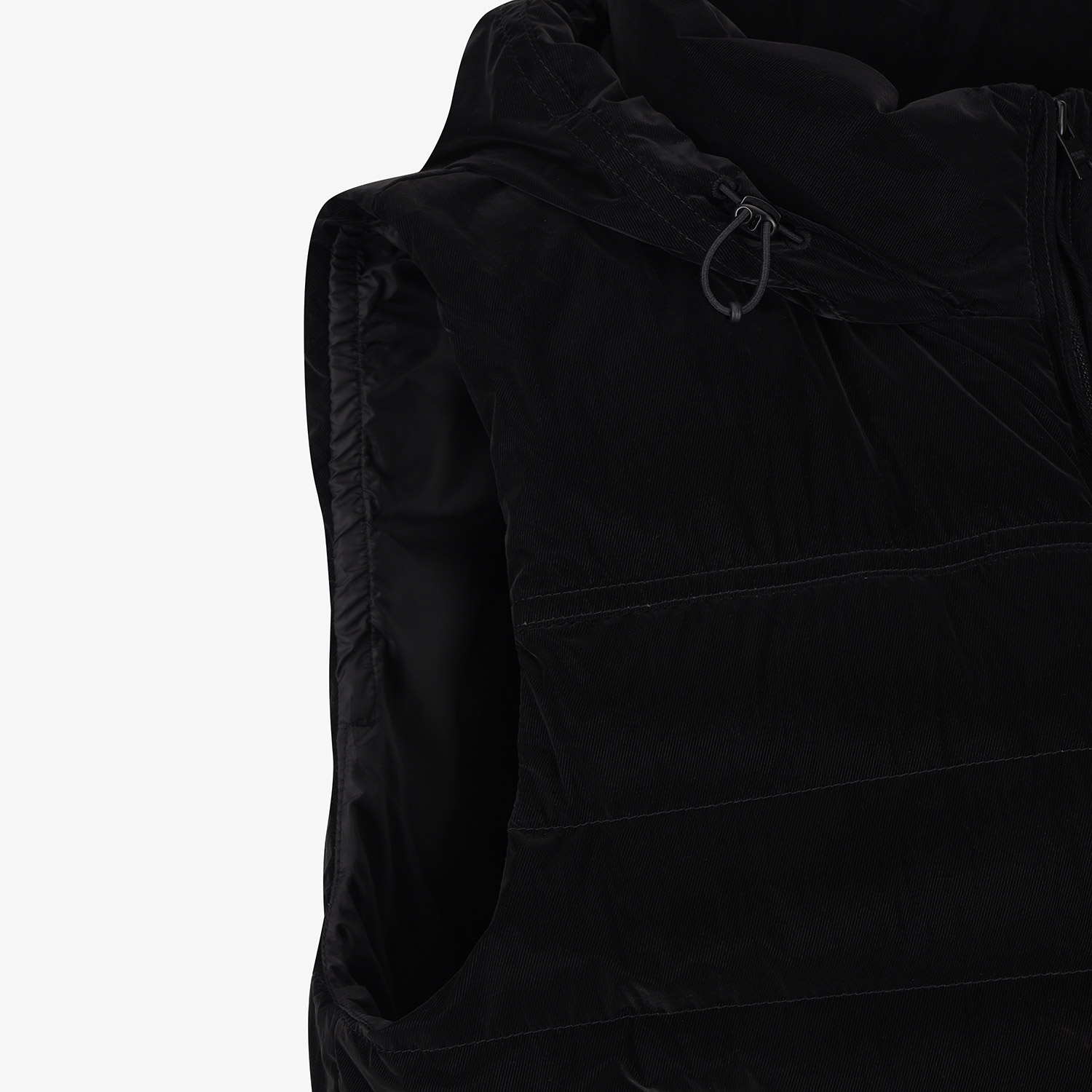 Áo vest golf nữ dáng phao màu đen — ảnh 5