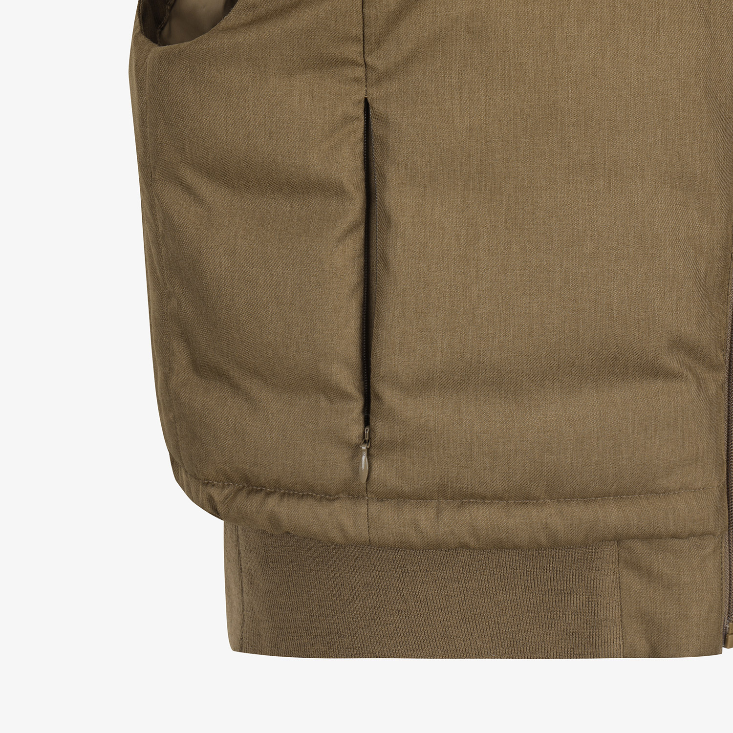 Áo vest golf nữ dáng ôm cổ cao màu be — ảnh 6