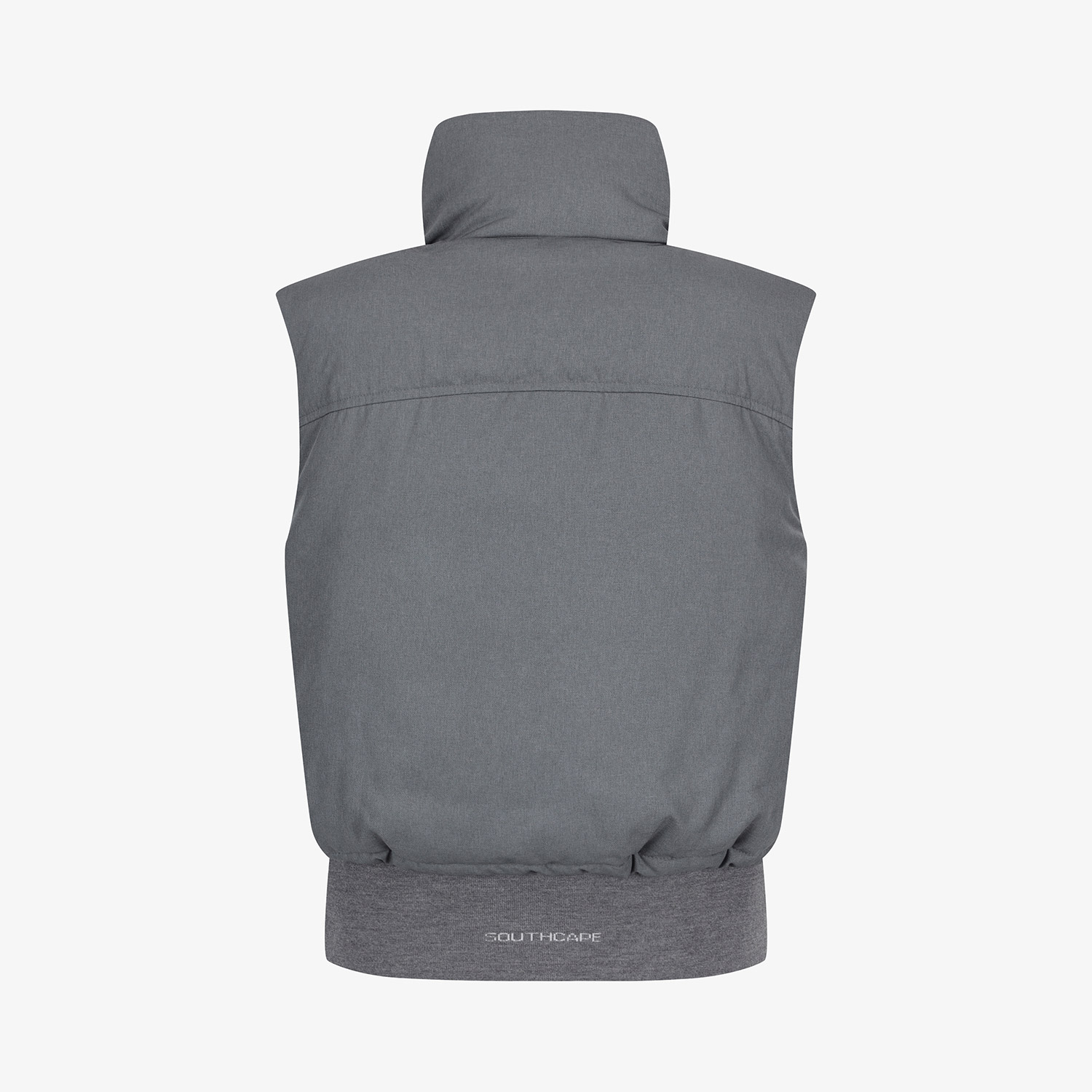 Áo vest golf nữ dáng phao gile cổ cao màu xám — ảnh 3