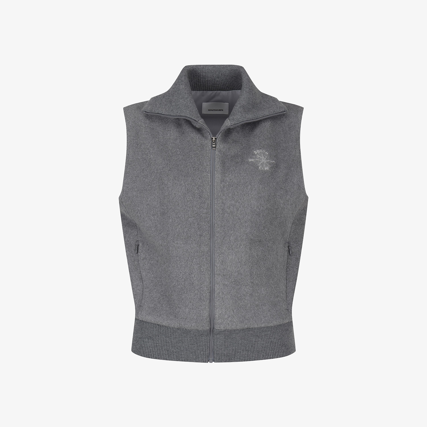 Áo vest golf nữ kiểu không tay màu xám — ảnh 2