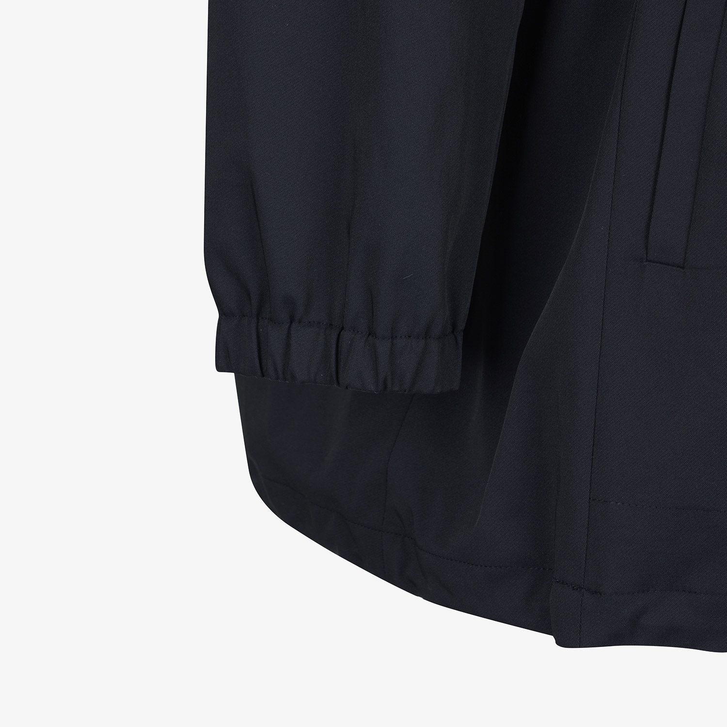 Áo khoác golf nữ dáng dài màu xanh navy đậm — ảnh 5