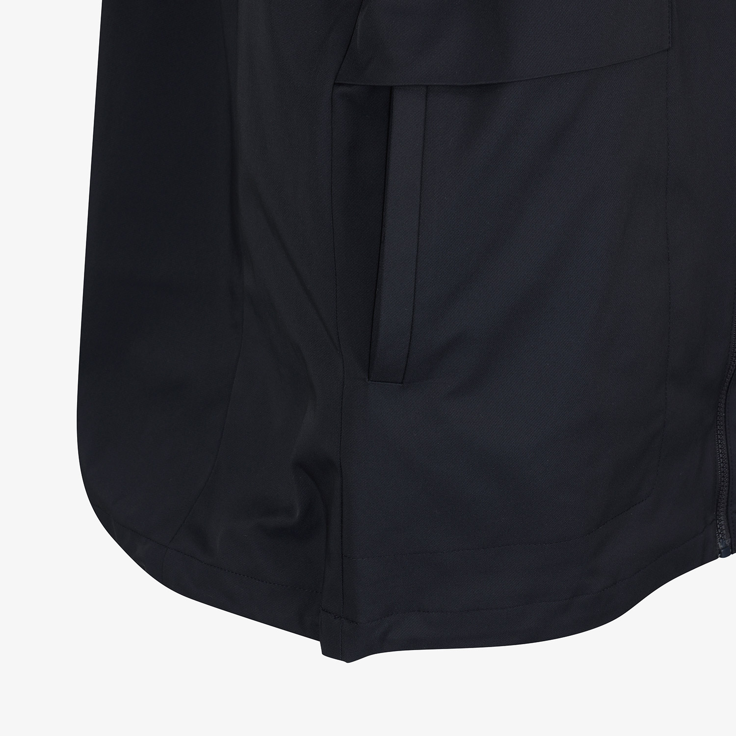 Áo khoác golf nữ dáng dài màu xanh navy đậm — ảnh 6