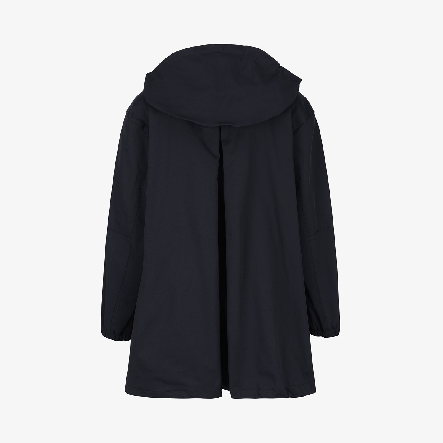 Áo khoác golf nữ dáng dài màu xanh navy đậm — ảnh 3