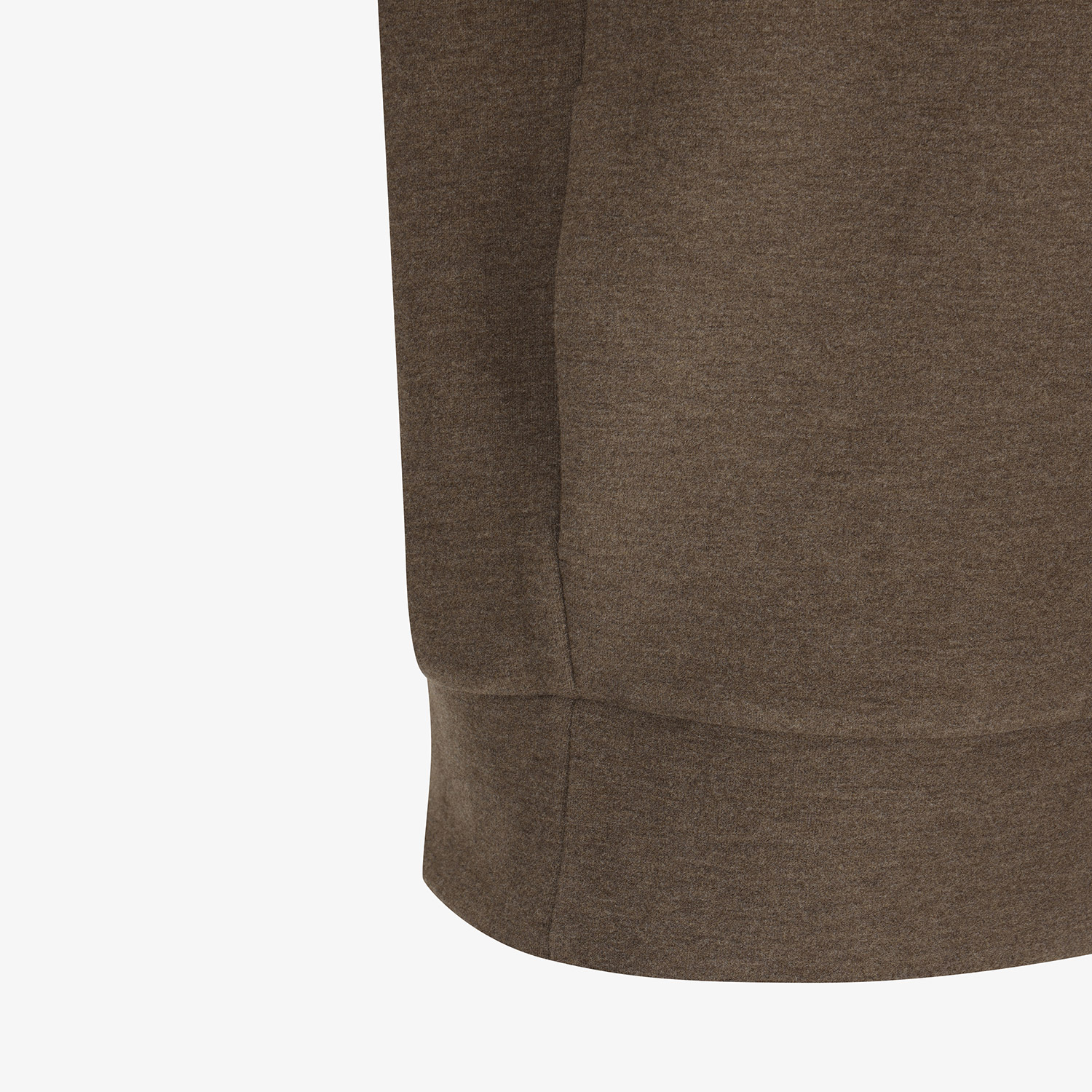 Áo knit golf nữ màu be đậm kiểu hoodie — ảnh 6