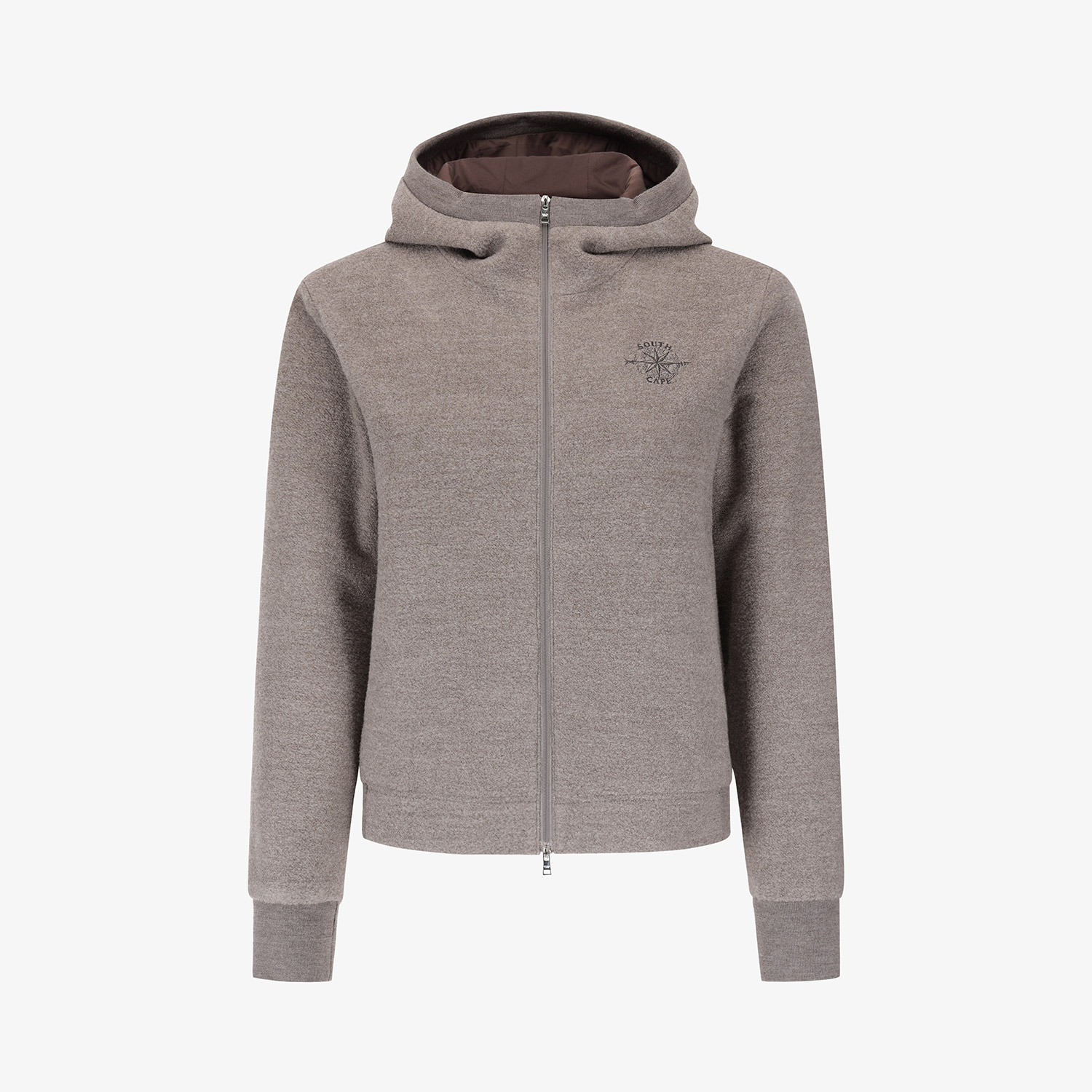 Áo khoác golf nữ có mũ màu nâu — Southcape | Seoul Golf Fashion
