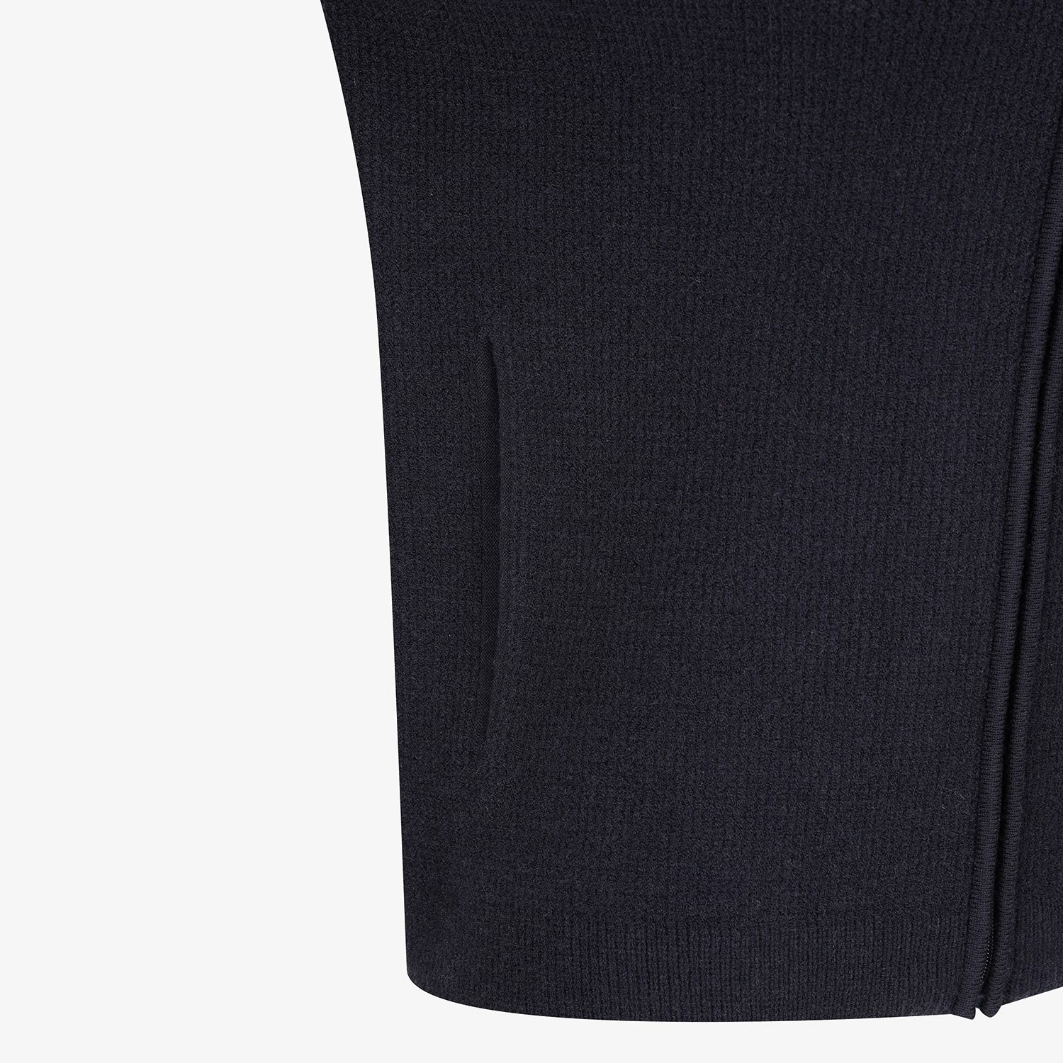 Áo knit golf nữ cổ cao màu xanh navy — ảnh 6