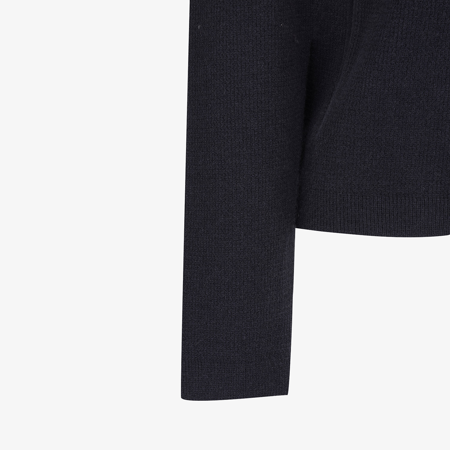 Áo knit golf nữ cổ cao màu xanh navy — ảnh 5
