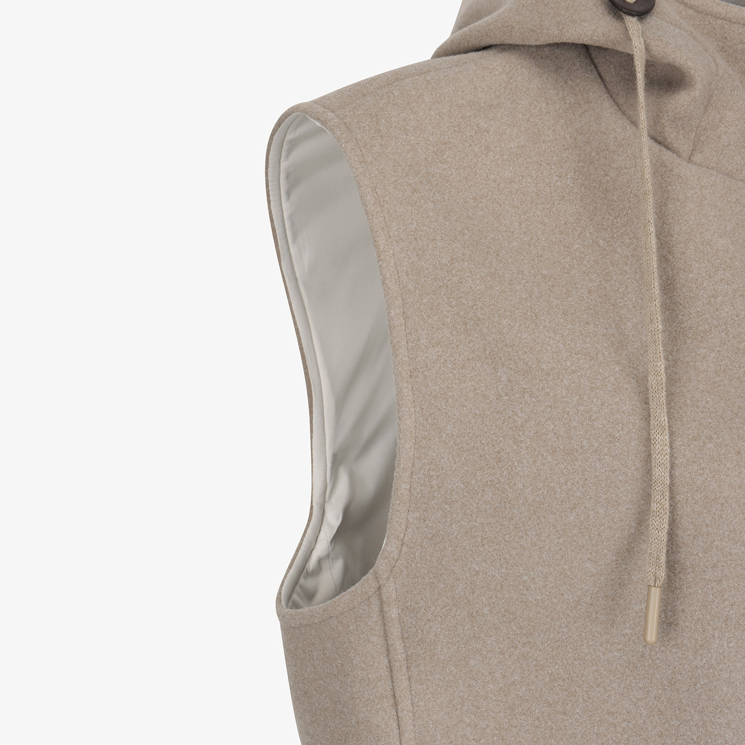 Áo vest golf nữ không tay màu nâu sepi — ảnh 5