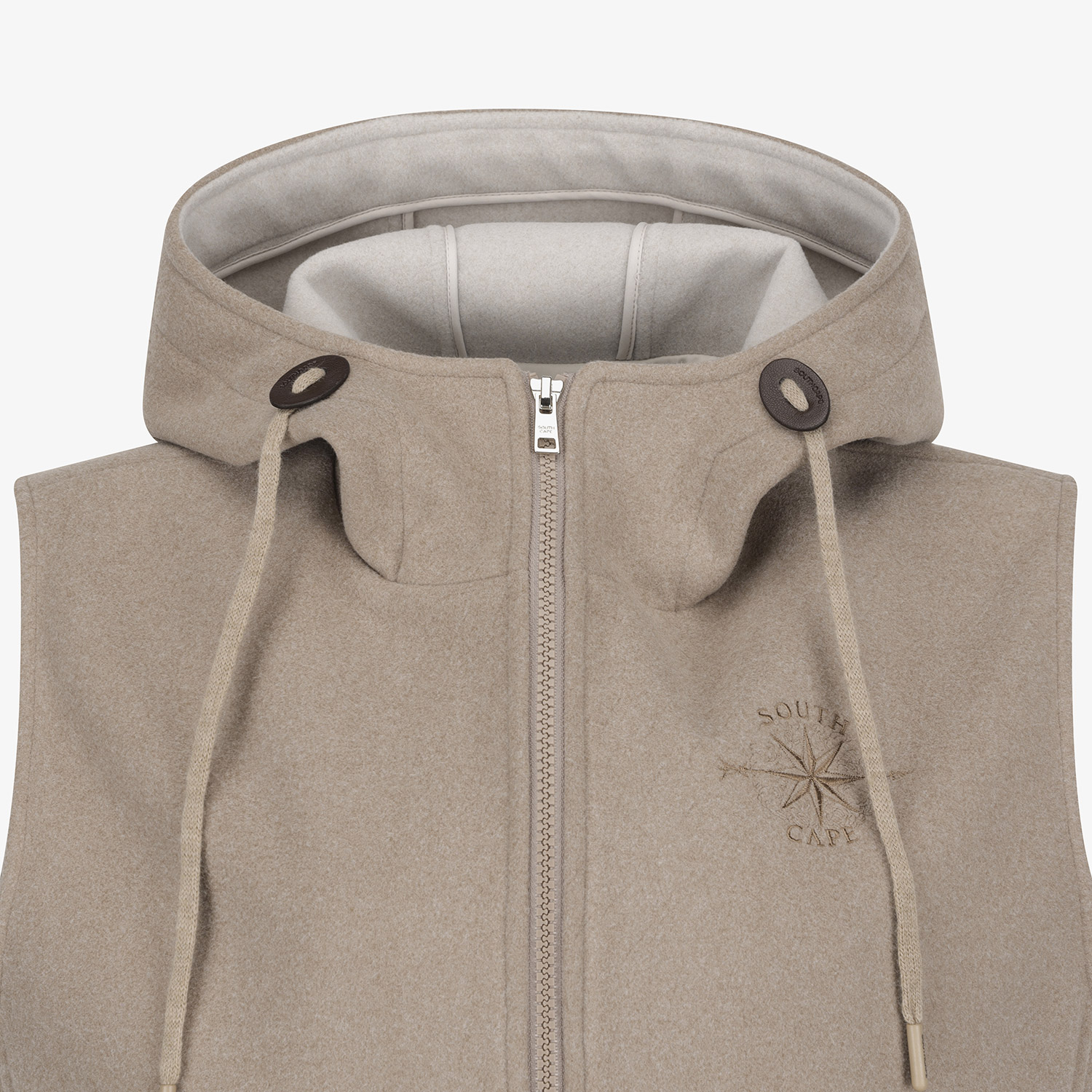 Áo vest golf nữ không tay màu nâu sepi — ảnh 4