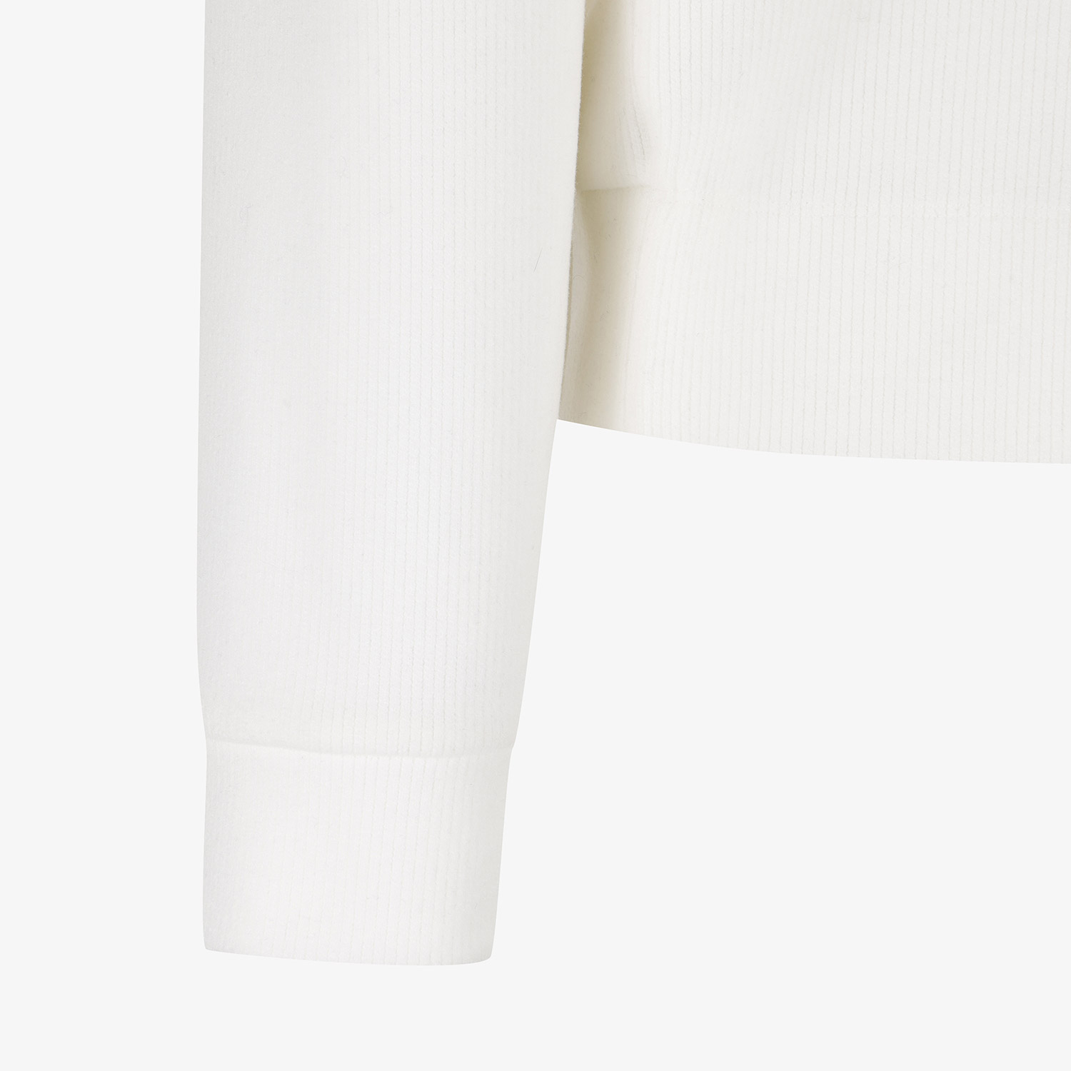 Áo knit golf nữ cổ bẻ màu trắng — ảnh 5