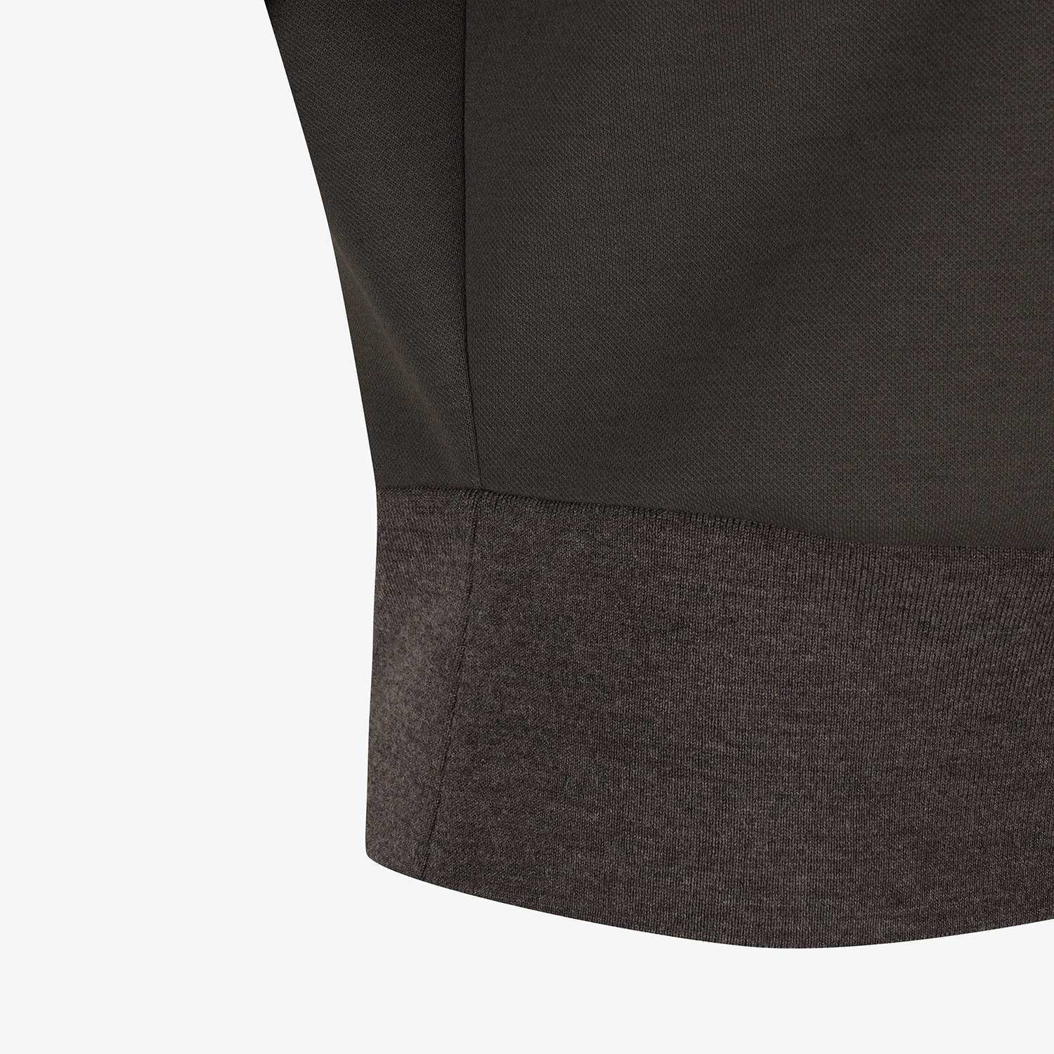 Áo knit golf nữ cổ lọ màu nâu — ảnh 6