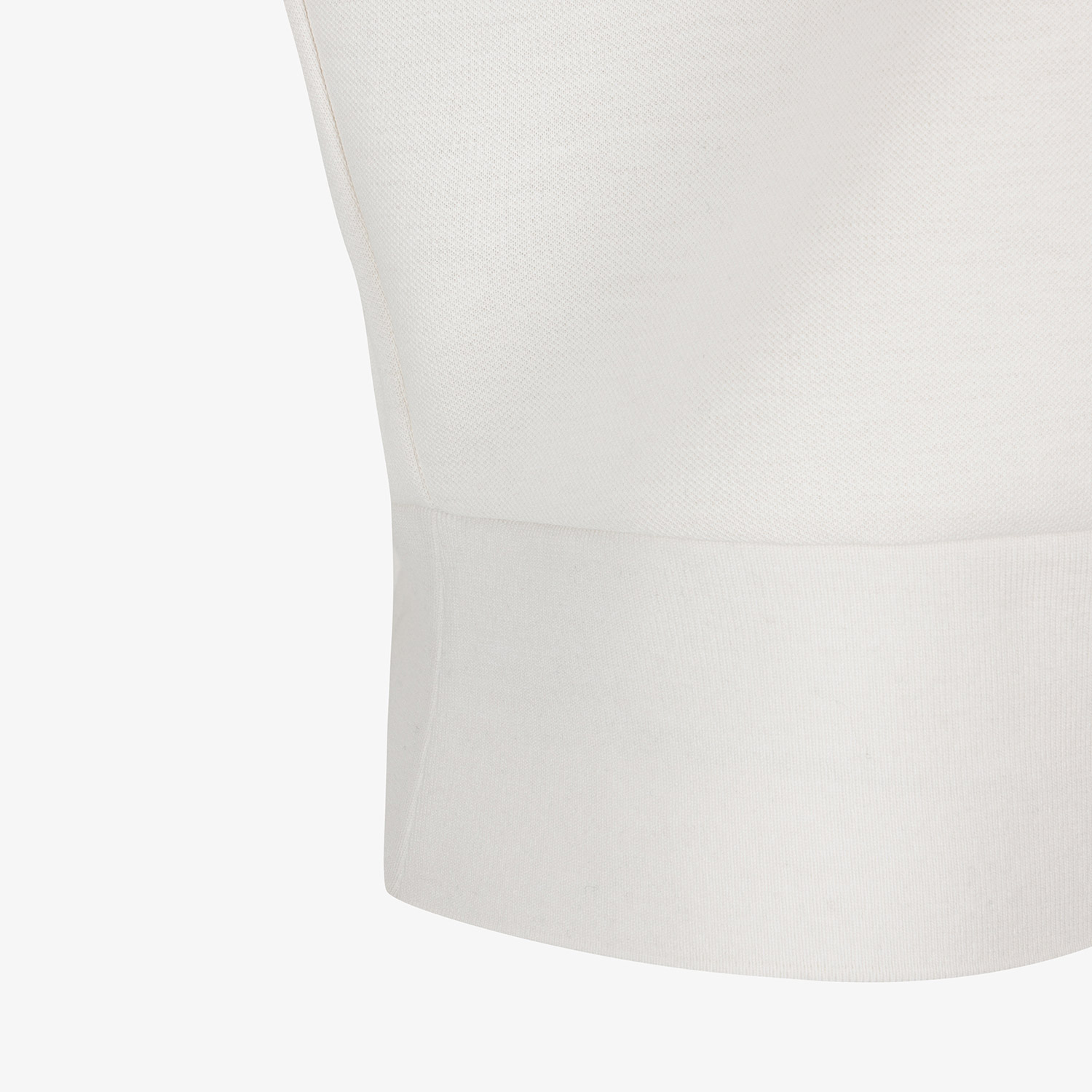 Áo knit golf nữ cổ lọ màu ngà — ảnh 6
