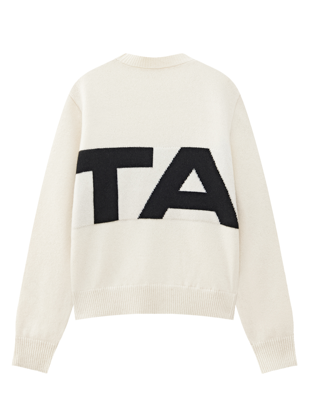 Áo knit golf nữ phối logo to màu trắng — ảnh 2