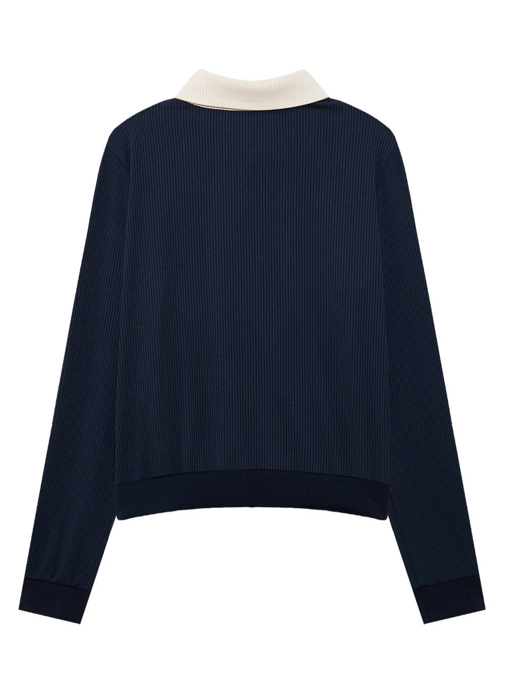 Áo sơ mi golf nữ cổ bẻ phối màu xanh navy — ảnh 2