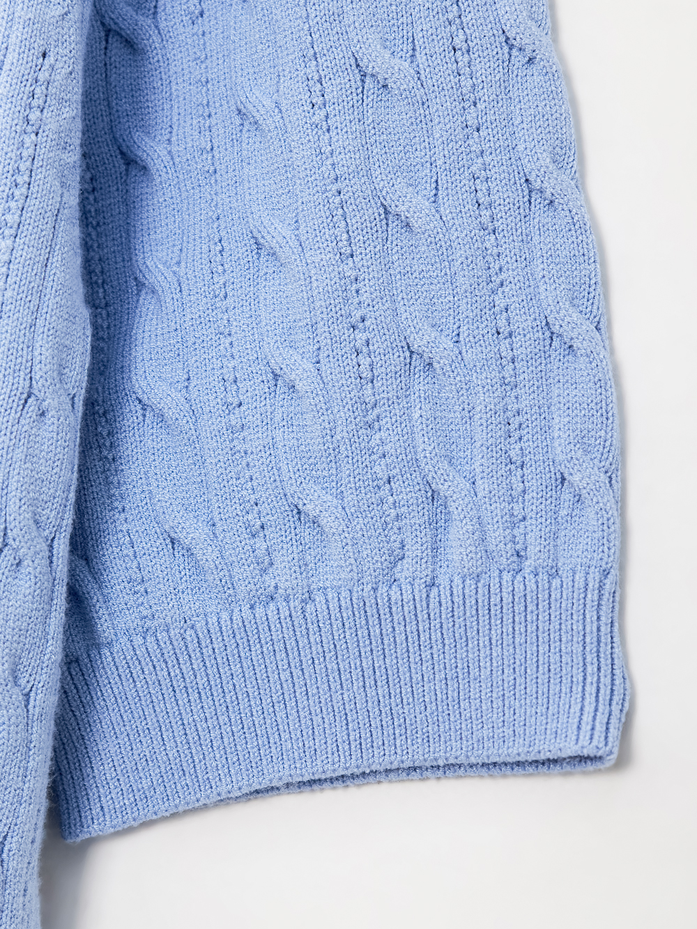 Áo knit golf nữ tay ngắn màu xanh dương — ảnh 5