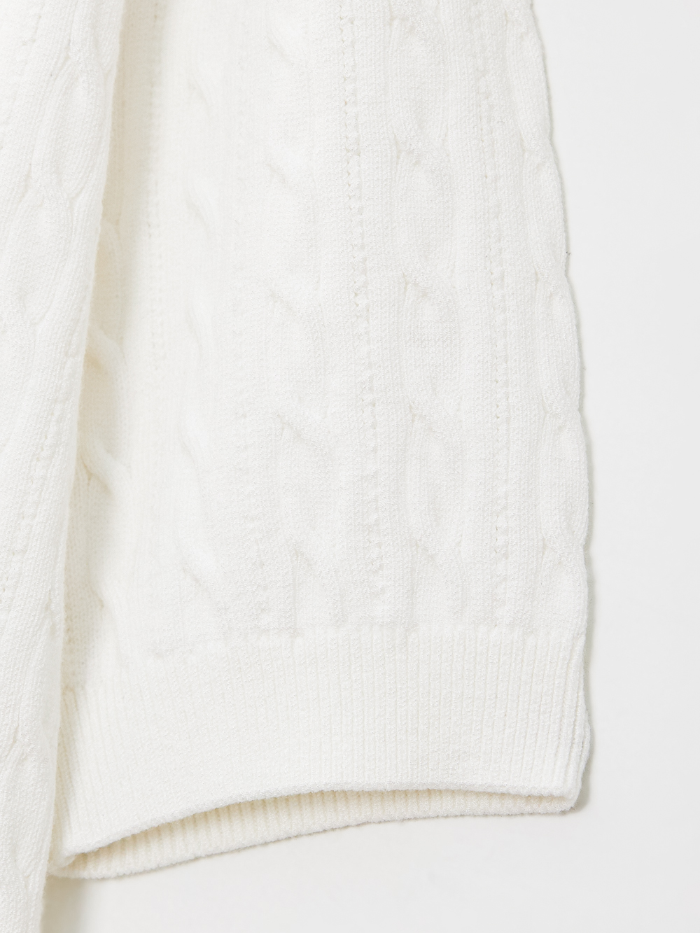 Áo knit golf nữ tay ngắn màu trắng — ảnh 5