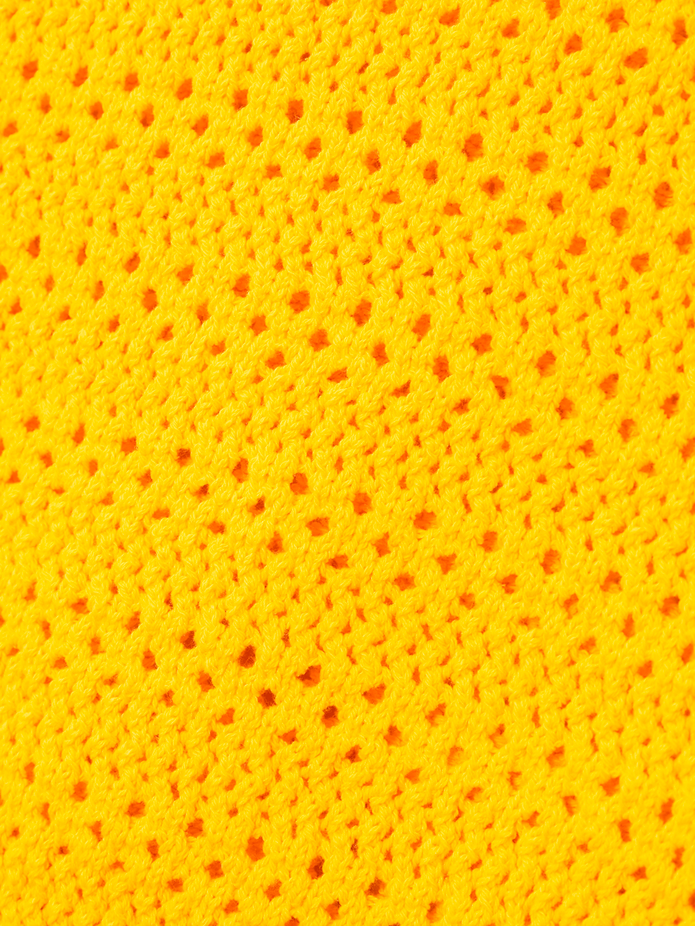 Áo knit golf nữ sát nách màu vàng — ảnh 5