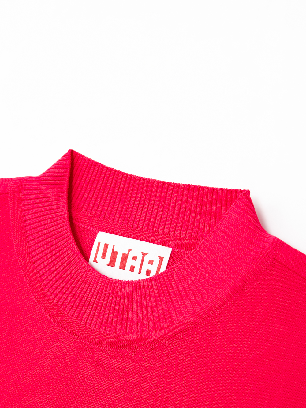 Áo knit golf nữ cổ tròn màu hồng UTAA — ảnh 3
