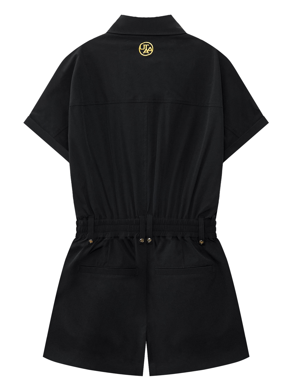 Jumpsuit golf nữ tay ngắn màu đen UTAA — ảnh 2