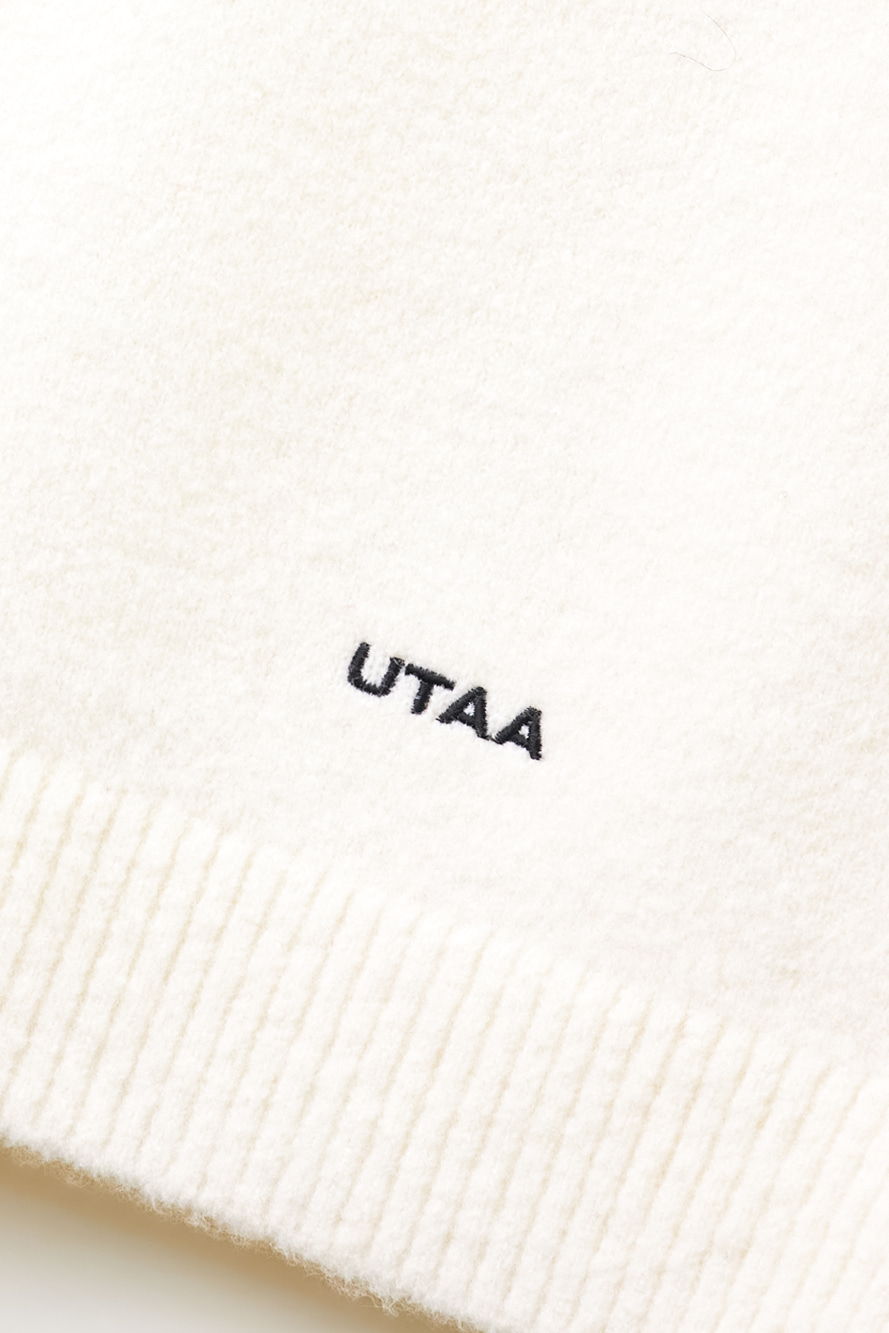 Áo knit golf nữ cổ tròn phối logo vòng ngà — ảnh 5